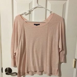 pink american eagle sweater